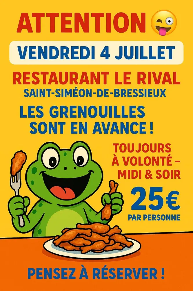 Grenouilles à volonté